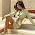 Sexy big backless chain blazer - ROUTINE FASHION